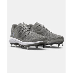 Under Armour Glyde 2 MT 3026601-102 Women's Baseball Gray Softball Cleats DWA333